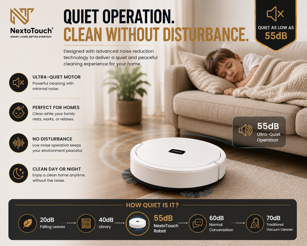 3-in-1 Smart Robot Vacuum & Mop | Automatic Floor Cleaning Robot