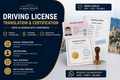 Driving License Translation & Certification - Request and pay.