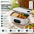 Portable Electric Heated Lunch Box | Stainless Steel Food Warmer