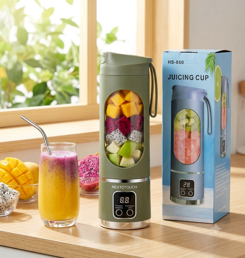 Experience Freshness Anywhere with NextoTouch – Your Ultimate Portable Smart Blender