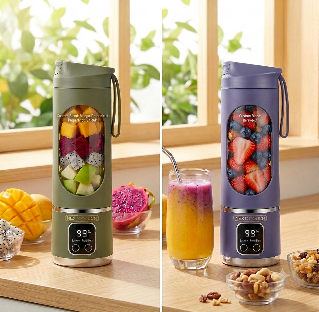 Experience Freshness Anywhere with NextoTouch – Your Ultimate Portable Smart Blender