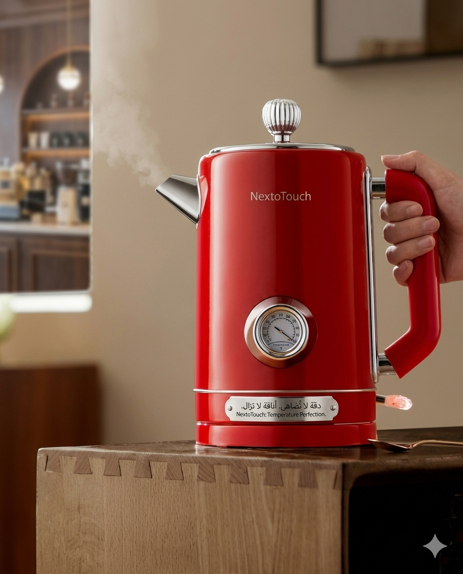 NextoTouch Precision Electric Kettle – Fast Boiling &amp; Smart Temperature Control