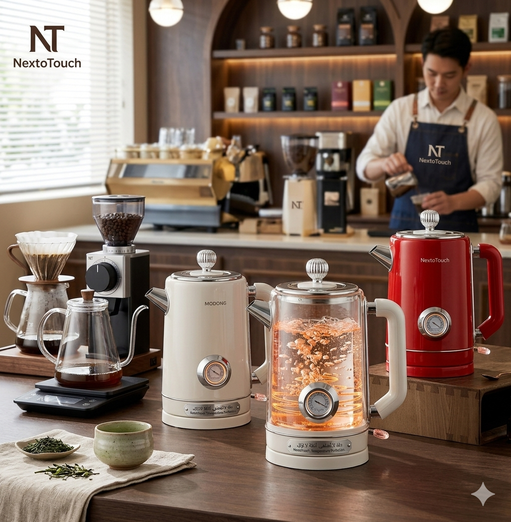 NextoTouch Precision Electric Kettle – Fast Boiling &amp; Smart Temperature Control