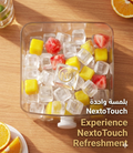 Smart Press-Type Ice Cube Maker & Dispenser with Storage Bin