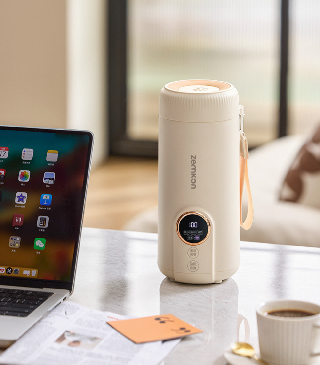 JiexG Smart Portable Kettle: Your Elegant Companion for Coffee & Baby Care