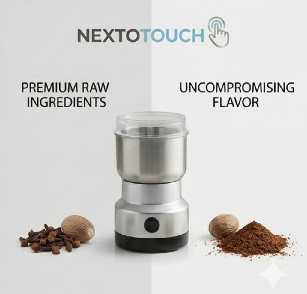 NextoTouch Compact Grinder: Simply Perfect, Every Day.