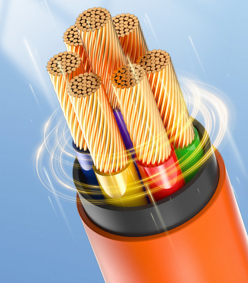 NextoTouch 120W Super Fast Charging Cable - 180° Rotating Design for Maximum Comfort.