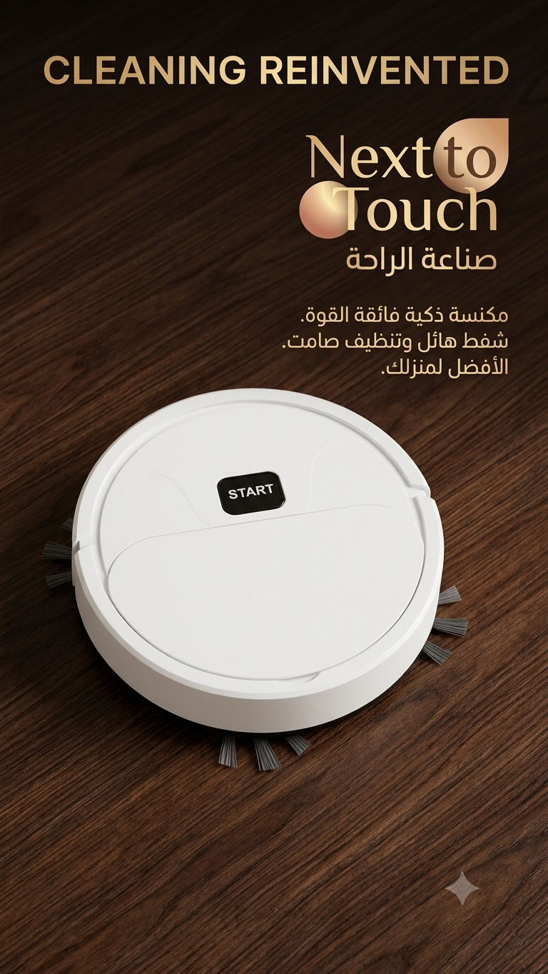 Smart Cleaning Made Easy: The 3-in-1 Automatic Mini Sweeping Robot