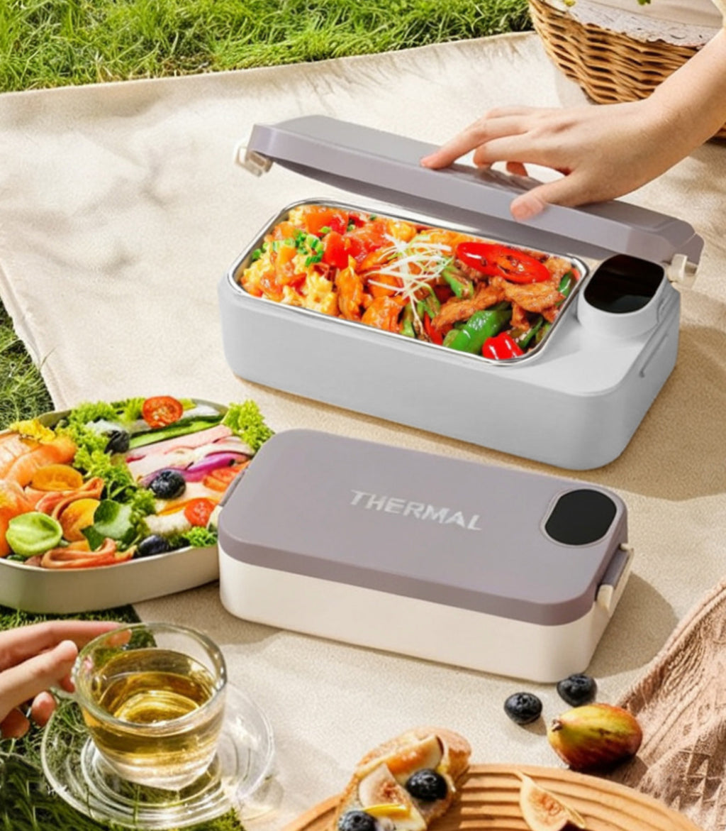 3-in-1 Portable Thermal Lunch Box - Smart Heating Food Warmer