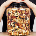Premium2.500g Mixed Nuts & Dried Fruits Canister | Healthy Daily Snack Blend | Family Size Natural Nut Mix