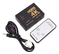 HDMI Switch 5 in 1 Out – 4K Ultra HD Selector | موزع HDMI 5 إلى 1 دعم 4K