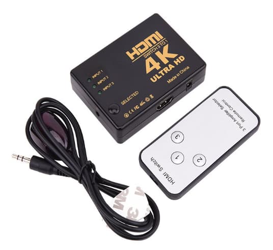 HDMI Switch 5 in 1 Out – 4K Ultra HD Selector | موزع HDMI 5 إلى 1 دعم 4K